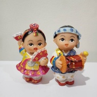 Patung Pajangan Souvenir Boneka Korea Mini