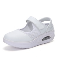 christmas S×D Ready Stock Kasut Perempuan Air Cushion Sports Breathable Womens Shoes Nurse White Sin