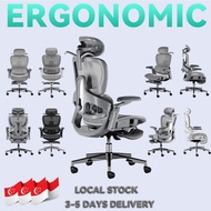 Ergonomic Office Chair Adjustable Back Breathable Mesh Chair With Dynamic Lumbar Support Office Chai