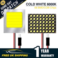 48 COB/SMD LED Car Interior Panel Light T10 BA9S C5W Dome Festoon Bulb Adapter Reading Lights 12V  P