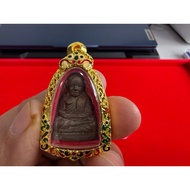 2553 Lp Ngern Ner Thong Deang Wat Bang Klang 财佛铜质，大法会108师父开光加持（包好镀金壳）