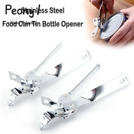 PEONY1 Tin-Opener, Multifunctional Stainless Steel Food Can Opener, Durable Manual Bottle Opener Foo