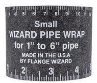 Wrap-A-Round Pipe Marker & Straight Edge Guide, Heat Resistant to 350°F, Fits 1-6 Diameter Tubing fo