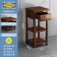 BW-6 Eco Ikea【Official direct sales】Side Table Tea Cabinet Solid Wood Small Coffee Table Sofa Home Bedroom Bed I1IC