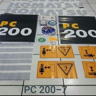 [Ori] Sticker Excavator Komatsu Pc 200-7 Pc200-8 Pc200-6