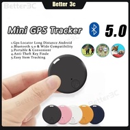 Mini GPS Bluetooth 5.0 Anti-Lost Device Circular Tracker Compatible with iOS/Android Bluetooth Alarm