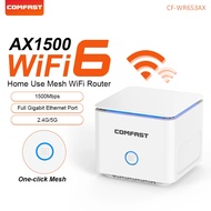 Comfast AX1500 WiFi6 Wireless Mesh Router 2.4&5G Dual Band Omnidirectional Mesh Wifi Router 1500Mbps