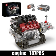 Mould King 10227 V8 Engine with Transmission Building Block Set | 787 PCS
