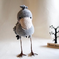 手鉤玩偶 手作娃娃 角落生物 公仔 鯨頭鸛