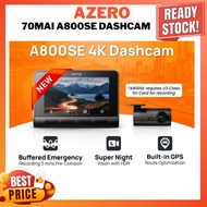 70mai A800SE Dashcam | 4K Resolution | 2 Channel | Built in GPS Night Vision | ADAS | App Control Ty