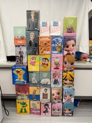 Q posket QP 數碼暴龍 小新 SPY 迪士尼公主 Hide xjapan 盲盒 Tom and Jerry 天竺鼠車車 公仔 動漫 figure