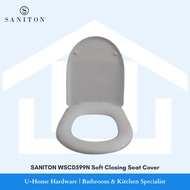 SANITON WSCD599N / HAZEL SSC4055 Soft Closing Seat Cover (White Colour) BTO Saniton 599 Seat Cover (