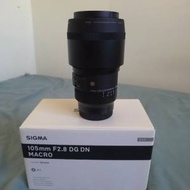 Sigma 105mm F2.8 DG DN Macro 鏡頭 sony e-mount 議價即BLOCK