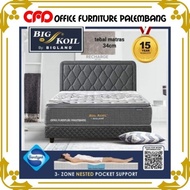 Springbed Bigland Bigkoil Recharge Matras Kasur Spring Bed Full Set