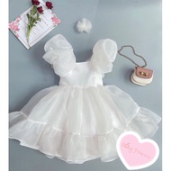Baby princess dress - V02 white