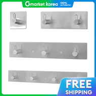 3m Adhesive Stainless Steel Wall Hook 2-Hook /3-Hook /4-Hook