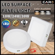 <SIRIM> LED SURFACE DOWNLIGHT 18W/24W/30W ROUND & SQUARE LED CEILING SURFACE PANEL LIGHT