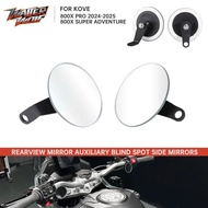 Motorcycle Auxiliary Safety Blind Spot Mirrors For Kove 800X Pro Super ADV Colove 800X KY800X 2023-2