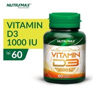 Nutrimax D3 1000 IU - Bone Health Vitamin | Body Immune System | Teeth & Heart Health & Lungs