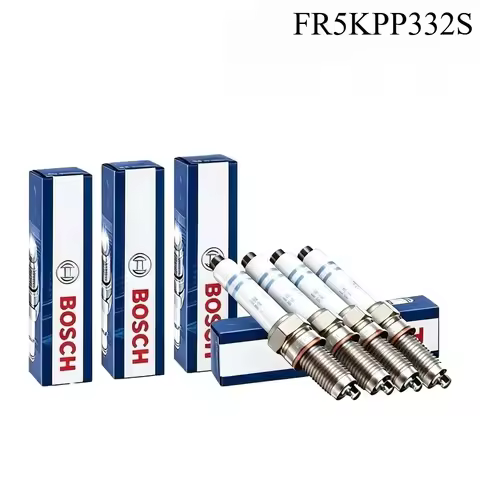 Bosch Wear Resistant FR5KPP332S Double Iridium Plug Anti-Misfire Balanced Heat For Audi A6L Q5L Q7 T