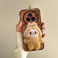 KOSLAM Funny Plush Labubu Phone Case for Realme 14 Pro+ 14 Pro Realme C75 C63 C61 C53 C51 Note 60 20