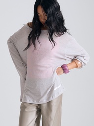 IMNOTAMORNINGPERSON - SIZELESS LONG SLEEVED TEE (Made from recycled cotton.)