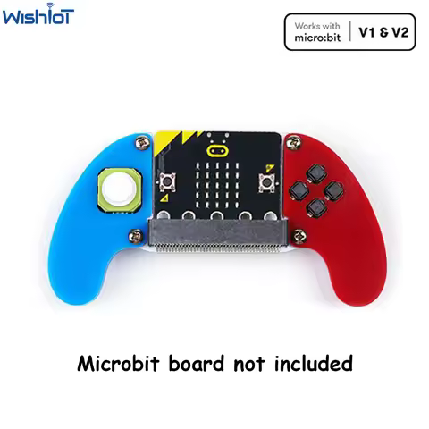 ELECFREAKS Micro:bit Electronic Joystick:bit V2 Kit Acrylic Case Game Board Game Controller Microbit