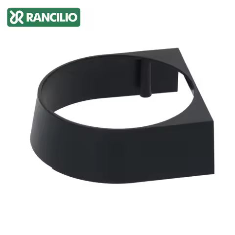 Made in Italy, original Rancilio Silvia/Silvia pro coffee machine with black heat-resistant cover fo