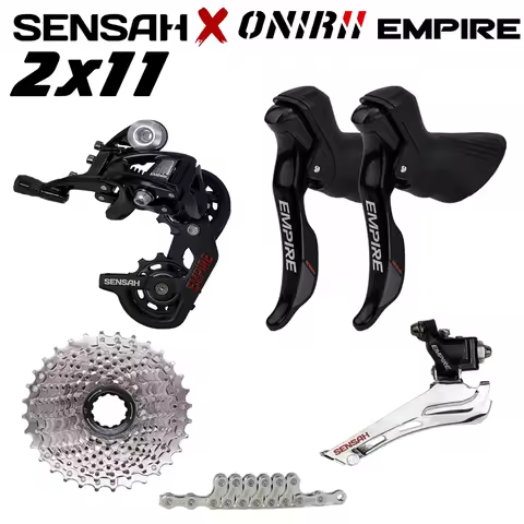 SENSAH EMPIRE 2x11 Speed, 22s Road Groupset, Shifter + Rear Derailleurs + Front Derailleurs Force RI