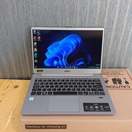 Laptop Acer Swift 3 SF313-51, Core i7 - 8550U, 8/512gb,Silver, GARANSI