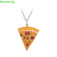 NYVEX Best  Forever Necklace, Alloy Friendship Pizza Pendant, Cute Food Jewelry Necklace Combination