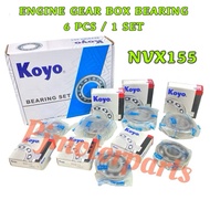 YAMAHA NVX155 V1 V2 / NVX 155 ( 6 PCS / 1 SET ) ENGINE GEAR BOX BEARING SHAFT ENJIN PULLEY GEARBOX S