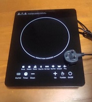 Induction heater or cooker 電磁爐 香港插頭13A 煮食爐 單頭爐 火鍋爐 雞煲 盤菜  8種模式 溫度控制 陶瓷面板 大方美觀
