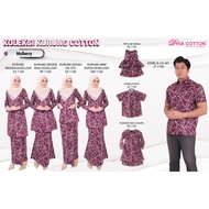[DHIA] RAYA2024 Mulberry 1150 - Baju Kurung Sedondon Ibu dan Anak | Baju Kurung Moden | Kedah |Riau |Mini by Dhia Cotton