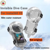 Invisible Dive Case For Insta360 X5 60M Waterproof Case Underwater Diving Case for Insta360 X5