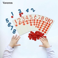 [Vaveren] Math Learning Cards Educational Toy Number Matching Odd And Even Numbers