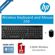 HP Wireless Keyboard and Mouse 250 EN Keyboard Layout DNh2