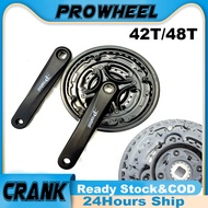 PROWHEEL crankset 48T 170mm 9-11speed Crank Arm Aluminum Alloy MTB crankset