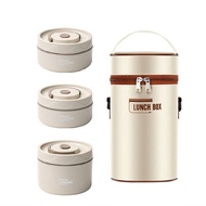 【DNK】-Food Warm Lunch ContainerStainless Steel Thermal Lunch Container Portable Thermal Bento Box Fo