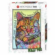 [全新商品］HEYE 雷諾瓦拼圖 如果貓會說話/1000片/Jolly Pets/Dean Russo