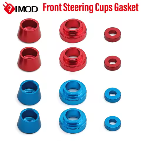 9IMOD Metal Steering Cups Gasket Front Steering Cups Gasket 1/10 Tamiya TT02 Gasket Kit For 1/10 Tam