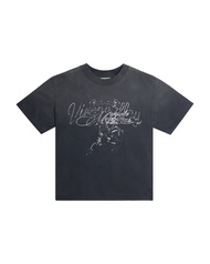 Vixen Boxy Tee Sunfaded Black Fade / เสื้อยืด สีเฟด