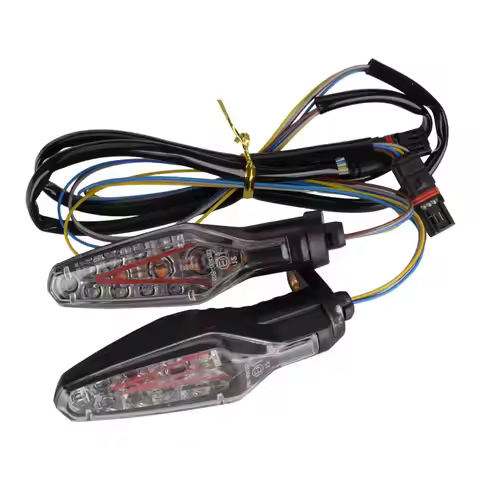 1 Pair Clear Lens Rear Brake Turn Signal Light 12V Fit For BMW F900GS R1300GS S1000RR M1000RR S1000R
