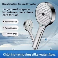 Cross-Border Pressurized Shower Head Household Bathroom Shower Bath Faucet Pressurized Large Water O