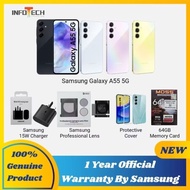Telefon Pintar Jenama Samsung 100% New Original Samsung Galaxy A52 A53 A54 A55 A56 5G 12GB RAM 256GB