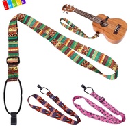 CHAAKIG Guitar Belts, Polyester Ethnic Style Guitar Strap, Useful Adjustable Ukulele Strap Guitar