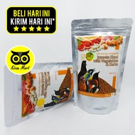 Kicau Mart Pakan Makanan Burung Voer Pur Insect Blend With Vegetables &amp; Herbs Hw Kicau Premium Mini Pellet Untuk Murai Kacer Anis Cucak Wambi Pentet Jalak PBIBKHW