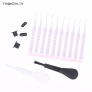 ViegoZoe Cell Phone Charging Port Dust Plug With Cleaning Brush For 14 13 12 8 Pro Max Plus Type C E