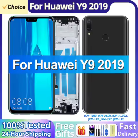 For HUAWEI Y9 2019 6.5'' For Enjoy 9 Plus JKM-LX1 LX2 LX3 AL00 LCD Display Touch Screen Digitizer As