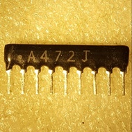 Array Resistor pack r-pack A472J 472 4.7K 9pin 9foot
